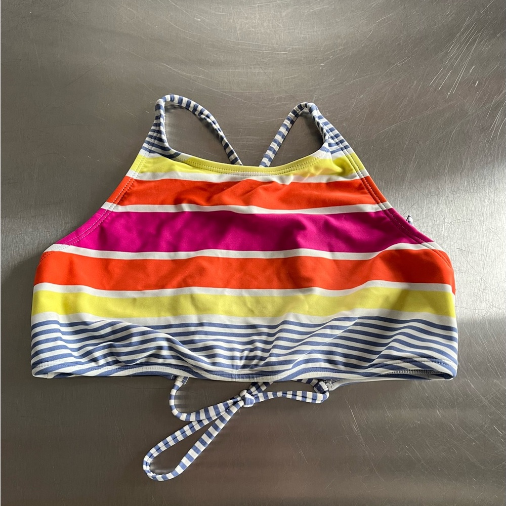 Roxy Striped Bikini Top